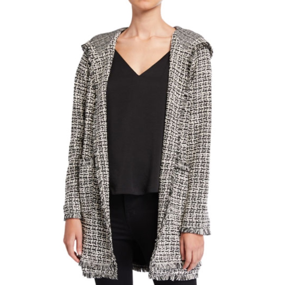 Laundry by Shelli Segal Fringe Jacket Size XL